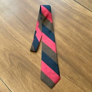 Vintage Christian Dior stripe men’s necktie tie newly dry cleaned!